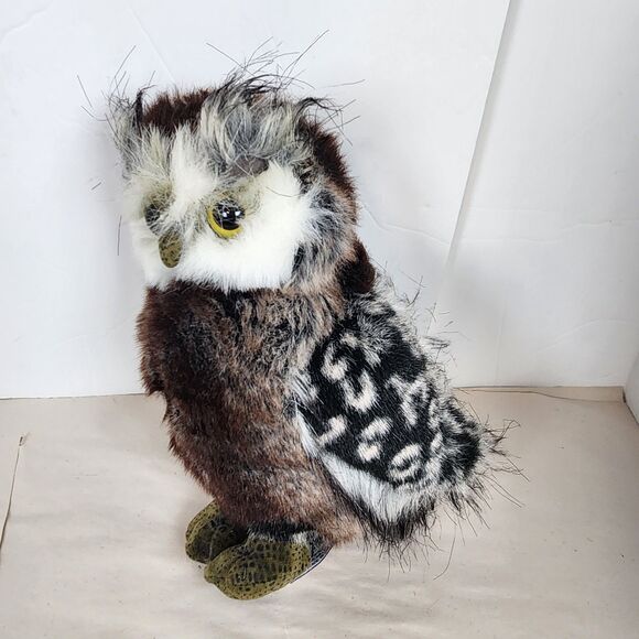 Aurora Toys Aurora Great Horned Owl Plush Realistic Stuffed Animal